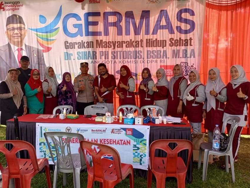 Sihar Sitorus Gelar Pemeriksaan Kesehatan Gratis, Dorong Warga Tapanuli Selatan Hidup Sehat Lewat Germas