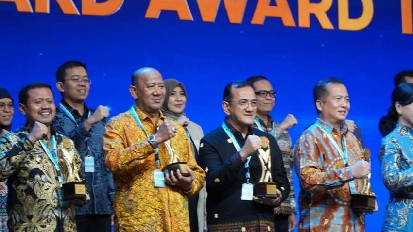 Bupati Langkat Syah Afandin Terima Penghargaan TPAKD Award 2025
