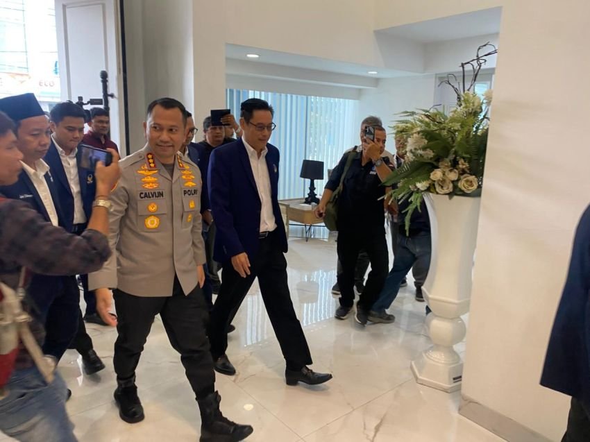 Sinergi Membangun Kota Medan yang Aman dan Harmonis, Kapolrestabes Medan Silaturahmi ke DPW NasDem Sumut