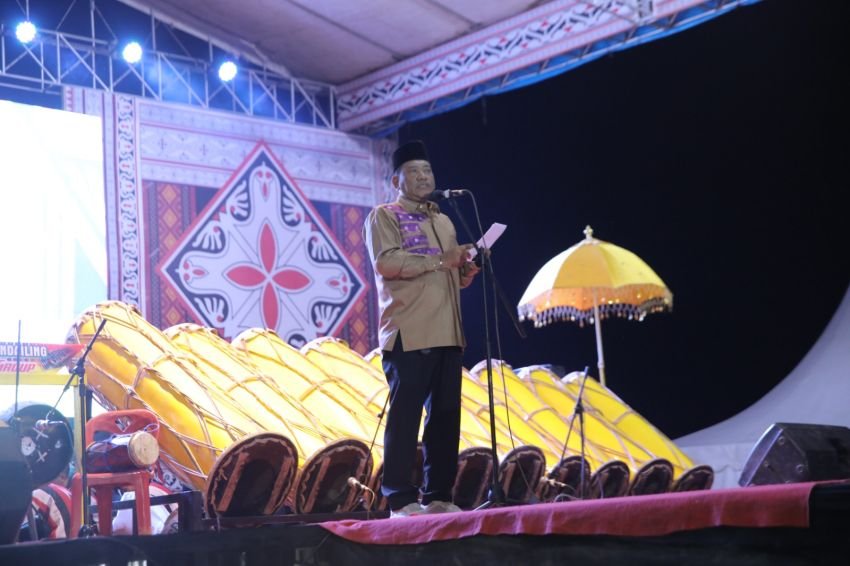 Gordang Sambilan Tampil Dalam Malam Pagelaran Etnis Tabagsel di PSBD ke-VI