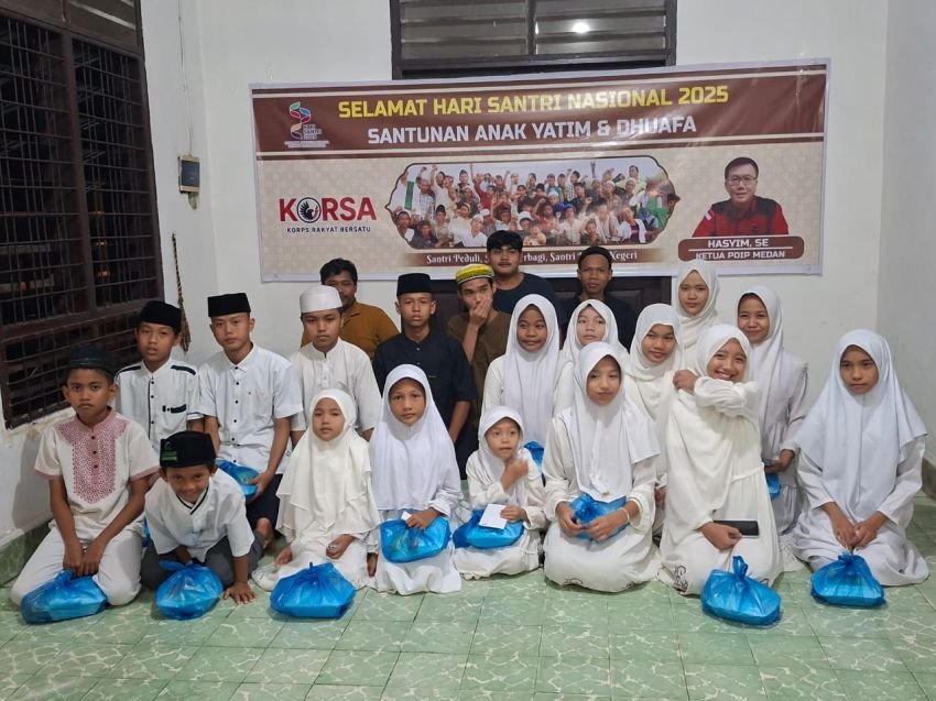 Momentum Hari Santri Nasional, Hasyim SE Dukung Kegiatan Sosial Santunan Anak Yatim & Dhuafa di Medan