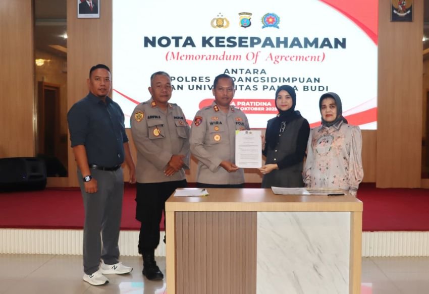 Polres Padangsidimpuan Resmikan Kerja Sama Pendidikan dengan Universitas Panca Budi