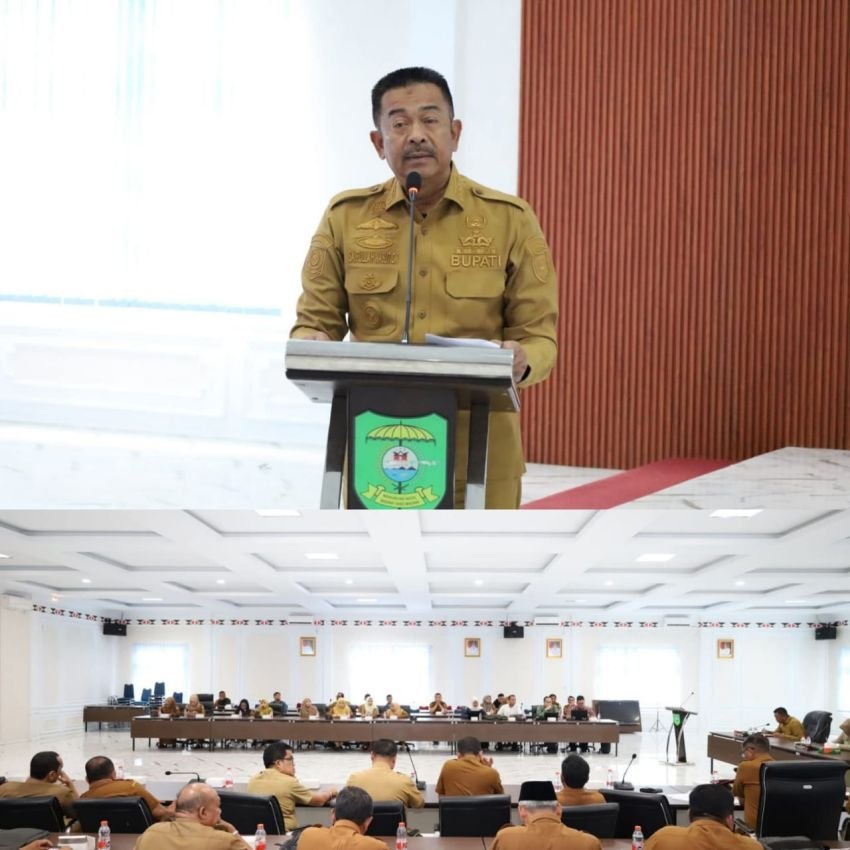 Transformasi Digital Pajak Daerah, Saipullah Nasution Dorong Pemungutan Pajak Sederhana dan Efisien Lewat ETPD di Aula Kantor Bupati Madina