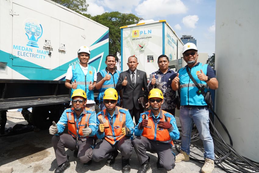 PLN Sukses Hadirkan Listrik Tanpa Kedip Pada Perayaan HUT ke-80 TNI di Medan