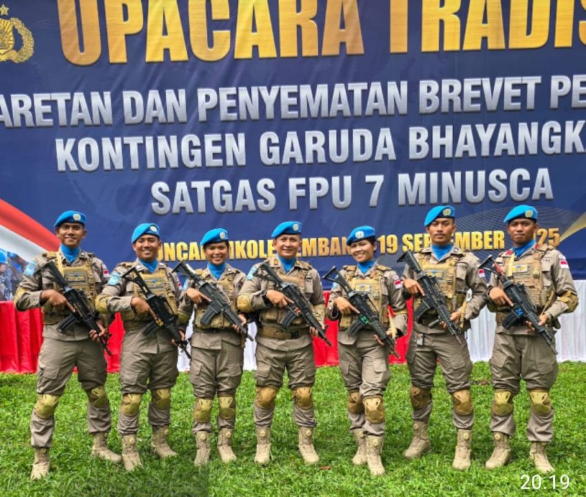 Misi Perdamaian, 7 Personel Polda Sumut Gabung Pasukan Perdamaian PBB Berangkat ke Afrika Tengah