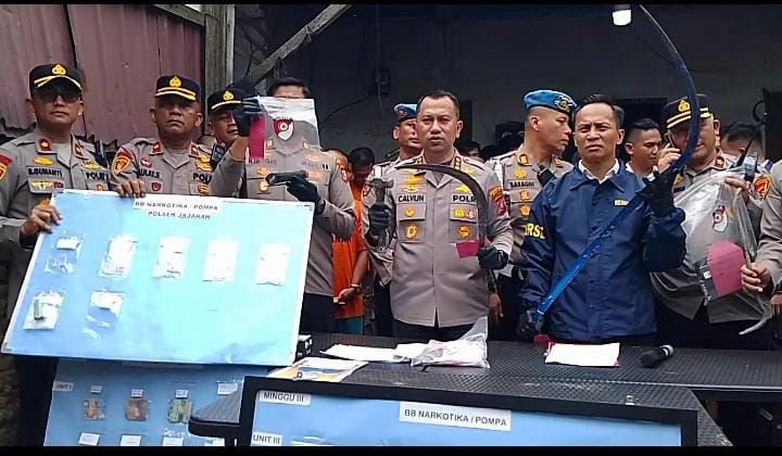Polrestabes Medan Bongkar Sarang Penadah Botot, 159 Kasus Kejahatan Jalanan dan Narkoba Dipaparkan