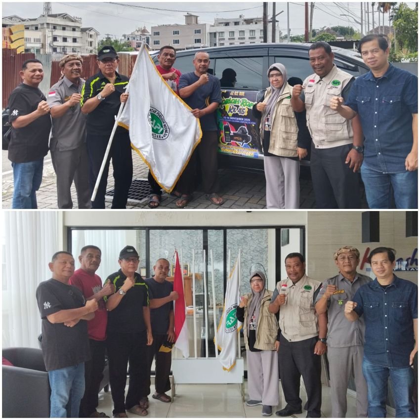 Dalam Rangka Memperingati HUT RAPI ke 45, Ketua RAPI Kota Meda Melepas 5 Anggotanya ke Lampung