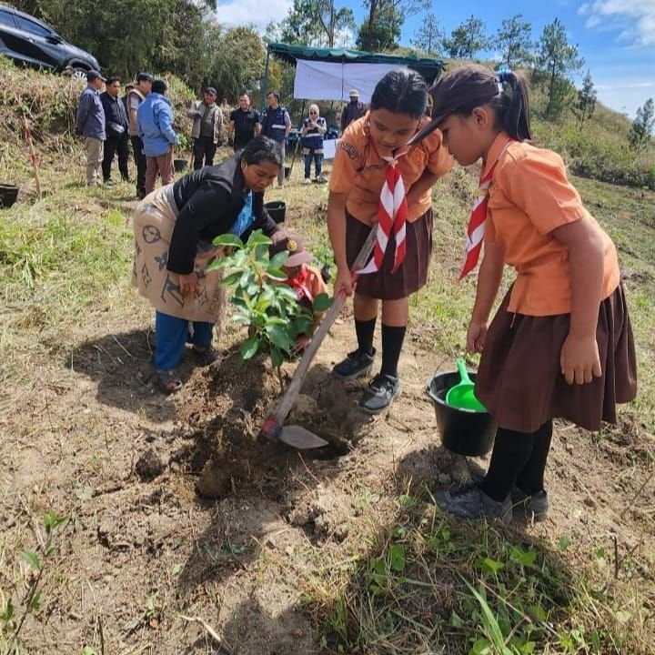 Inalum Hijaukan Danau Toba, Jaga Alam Untuk Masa Depan