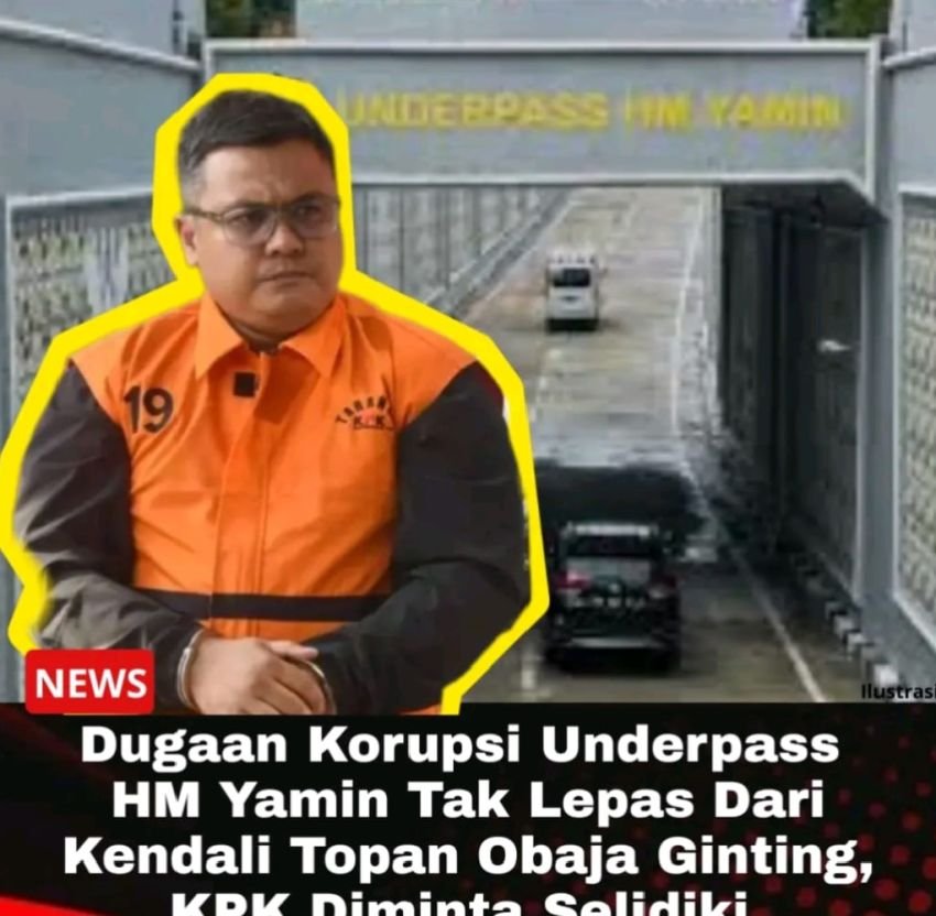 Skandal Underpass HM Yamin Bukan Lagi Dugaan, Ini Korupsi Terang-terangan Harus Ada Tersangka