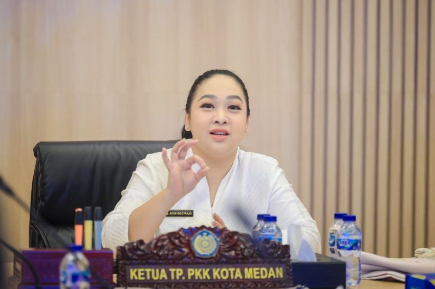 Ketua TP PKK Kota Medan Pimpin Rapat Persiapan Rakernas XVIII APEKSI