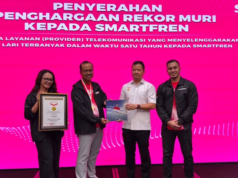 Pertama di Indonesia SMARTFREN Catat Rekor Nasional Sebagai Penyedia Layanan Telekomunikasi Penyelenggara Ajang Lari Terbanyak Dalam Satu Tahun