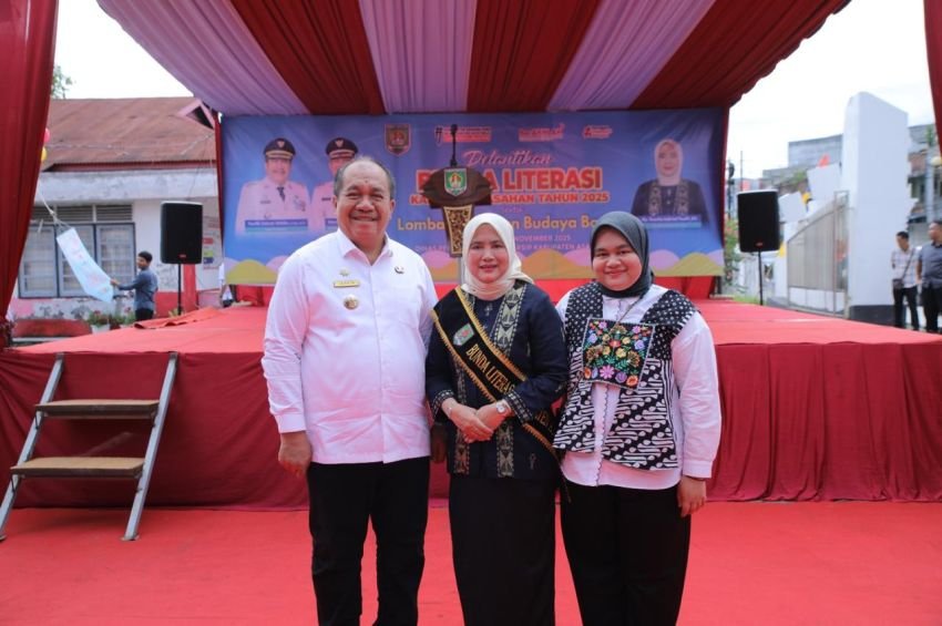 Bupati Asahan Lantik Bunda Literasi dan Buka Lomba Minat Baca 2025