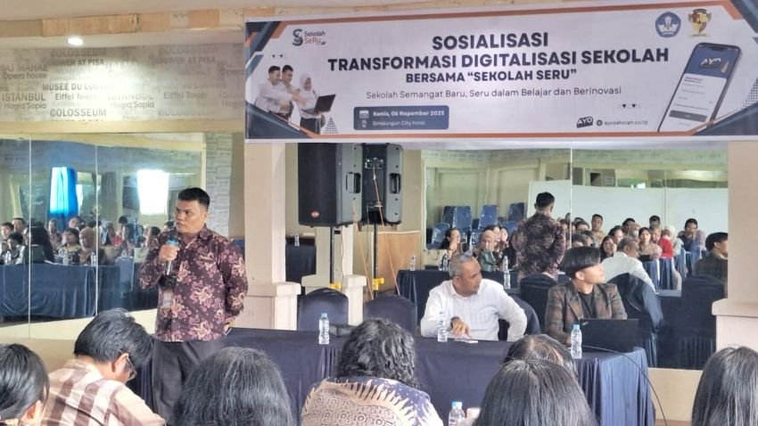 Dinas Pendidikan Simalungun Gelar Sosialisasi Transformasi Digitalisasi Sekolah Bersama "Sekolah SeRu,"