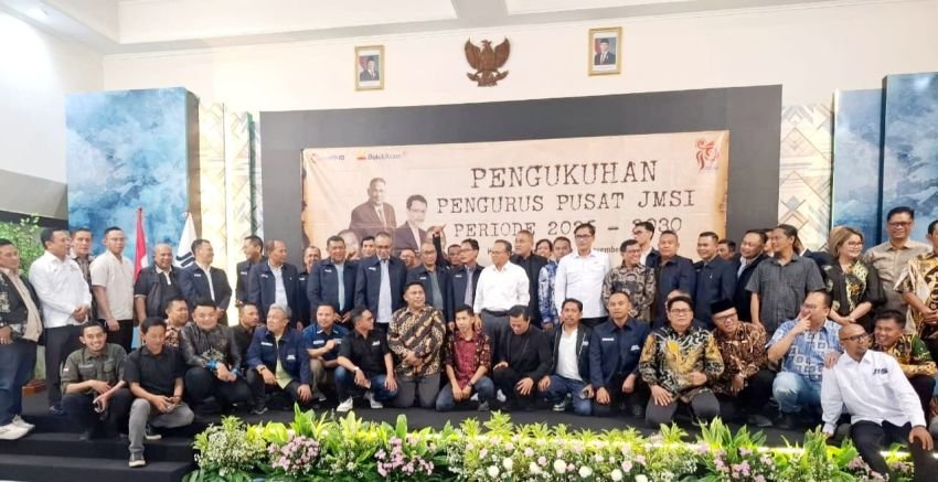 Pengurus Pusat JMSI Periode 2025–2030 Resmi Dikukuhkan di Dewan Pers