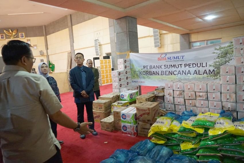 Bank Sumut Peduli Salurkan Bantuan untuk Korban Bencana Alam di Sumut