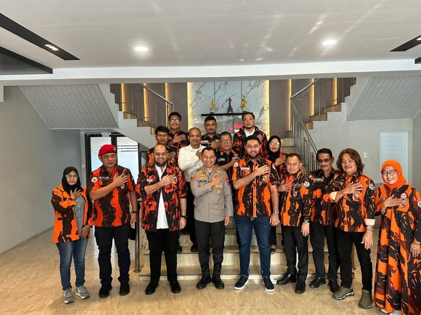 Kapolrestabes Medan Bersama MPC Pemuda Pancasila Sepakat Perkuat Kamtibmas