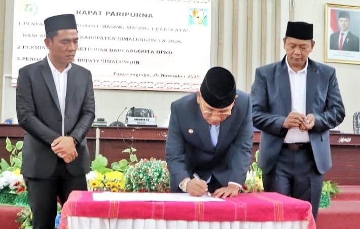 R-APBD Kabupaten Simalungun TA 2026 Disetujui DPRD