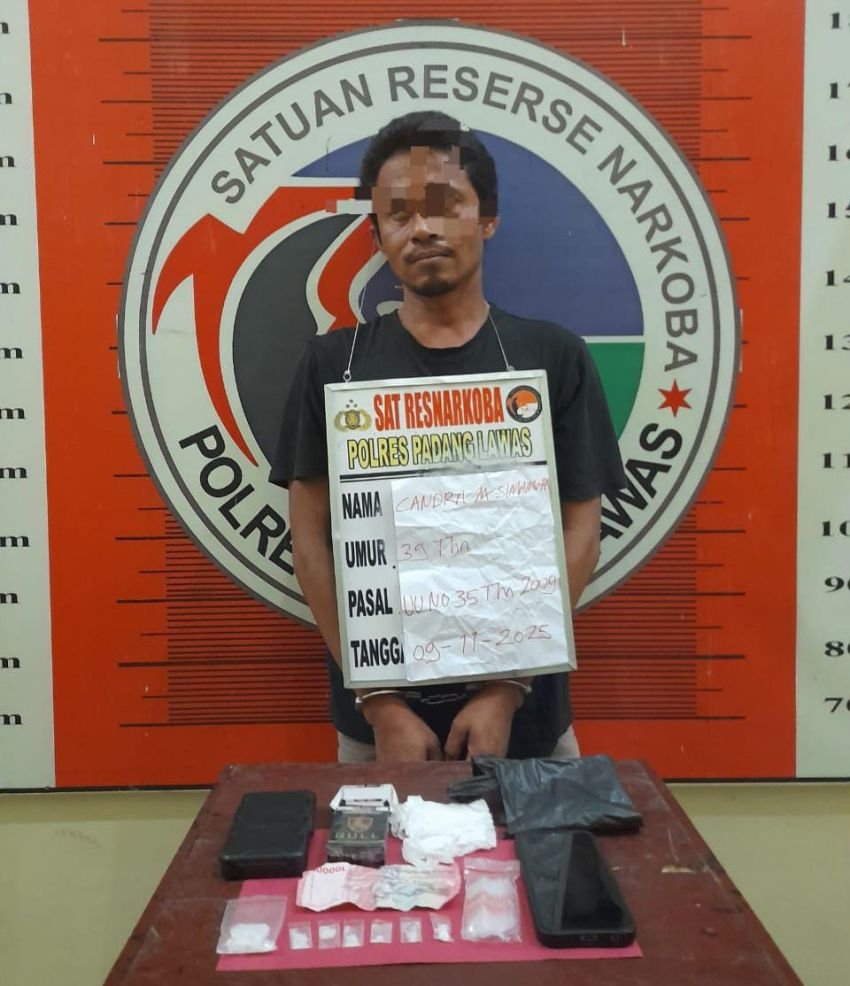 Satresnarkoba Polres Palas Terus Gempur Narkotik, Pengedar CMS Akhirnya Tertangkap
