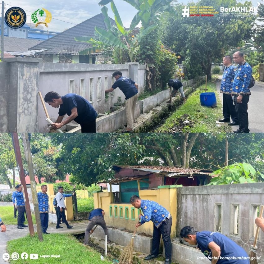 Lapas Binjai Perbaiki Sarpras Mushalla Al-Ikhlas Pengabdian IMIPAS untuk Negeri dalam Rangka Hari Bhakti Ke-1