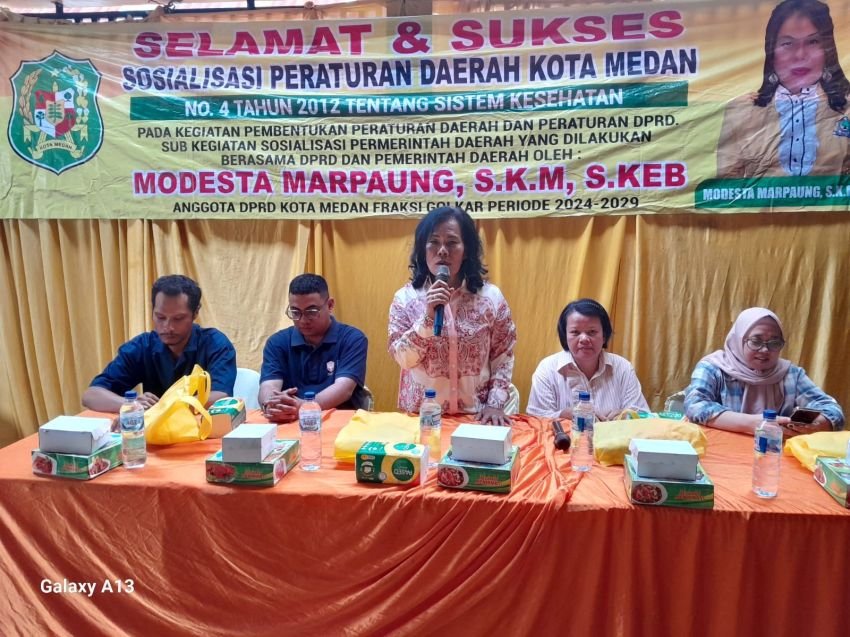 Gelar Sosper, Modesta Marpaung Minta Pelayanan Kesehatan di Puskesmas Semakin Ditingkatkan