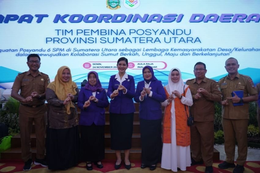 Ketua TP Posyandu Asahan Hadiri Rakorda Sumut, Fokus pada Transformasi Kelembagaan dan Penguatan Layanan Dasar