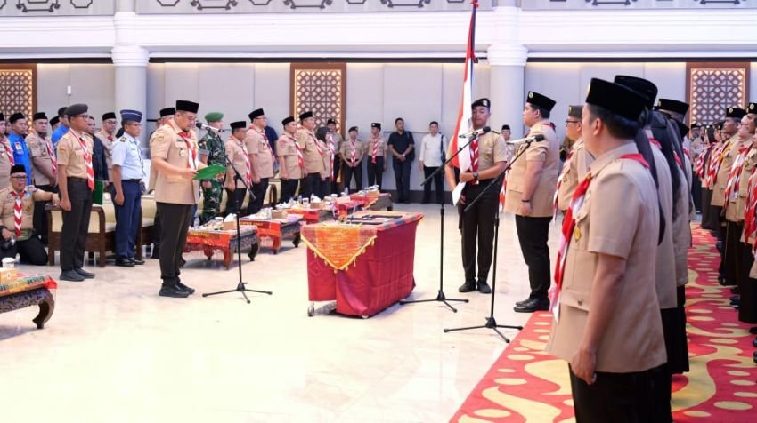 Wakil Bupati Simalungun Hadiri Pelantikan Pengurus Kwarda Sumut, Pramuka Didorong Perkuat Peran dalam Pencegahan Narkoba