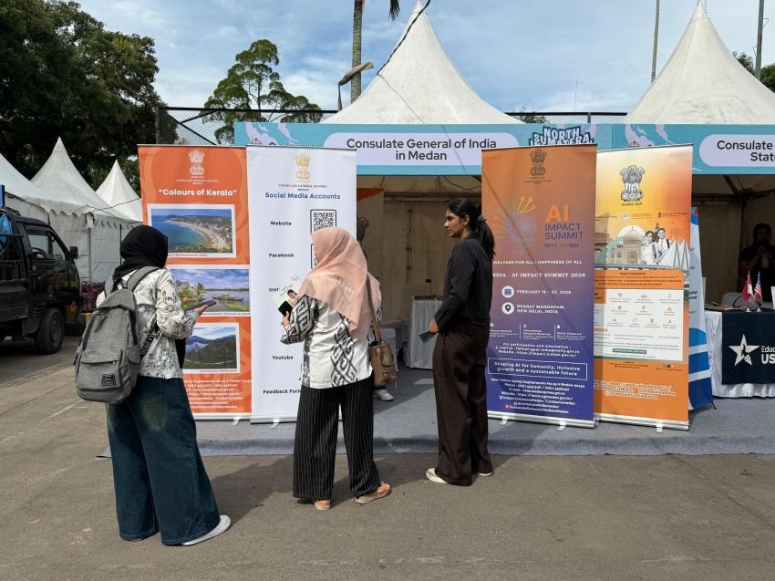 Konsulat Jenderal India di Medan Tampilkan Pariwisata, Pendidikan, Kuliner dan Teknologi pada North Sumatra Innovation Day 2025