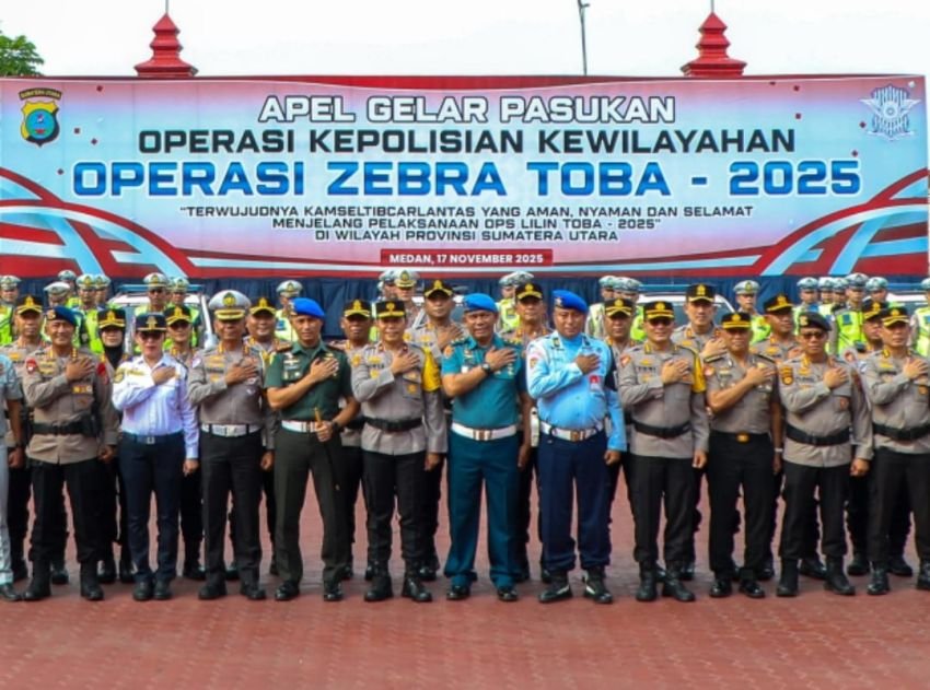 OPERASI ZEBRA TOBA 2025”, Polda Sumut Tekankan Profesionalitas, Humanisme, dan Transparansi Penegakan Hukum