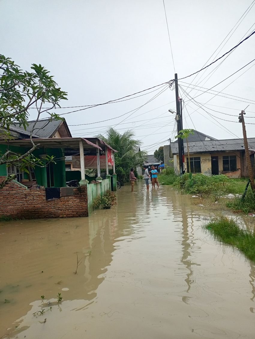 Komplek Perumahan Kuis Indah Permai Terendam Banjir