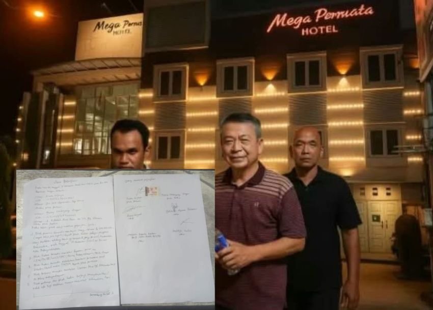 Pemilik Hotel Mega Kasim Buat Perjanjian 15 Desember 2025 Pelunasan Hutang Di Polres Padangsidimpuan