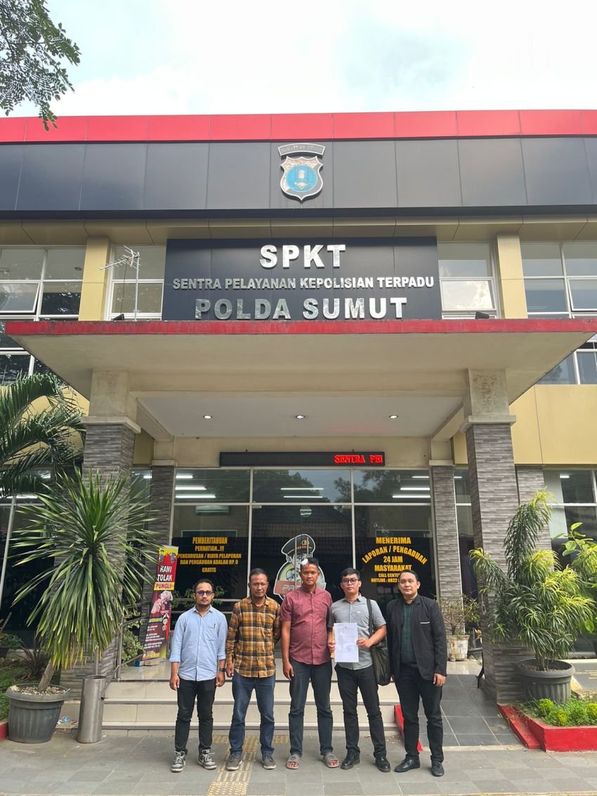 Korban Pengeroyokan Oleh Pendemo di Tapanuli Tengah Resmi Melapor Ke Polda Sumut.