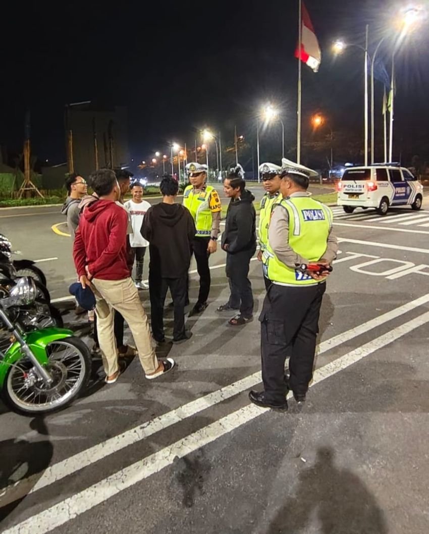 Satlantas Polresta Deli Serdang Gencar Sosialisasi Tertib Lalu Lintas dalam Ops Zebra Toba 2025