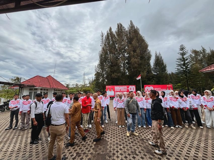 60 Anggota Paskibraka Kabupaten Solok Menimba Ilmu ke Badan Pembinaan Ideologi Pancasila