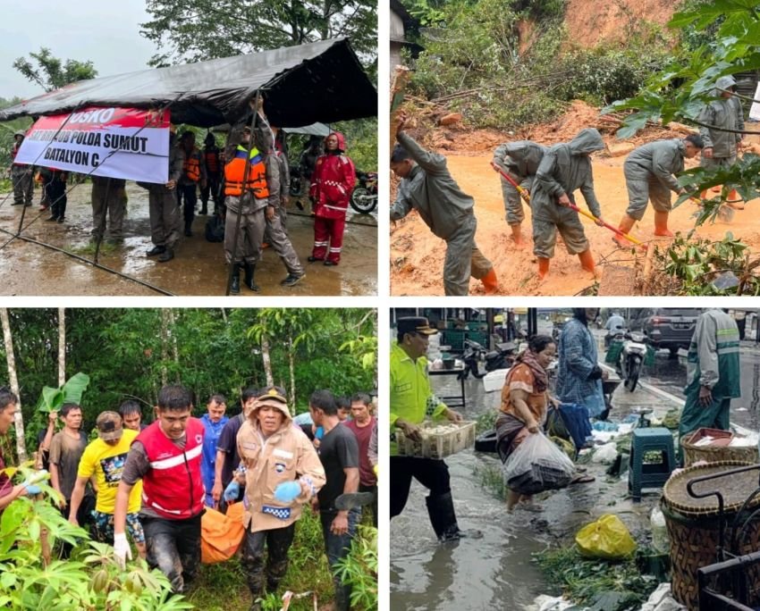 Bencana Sumatera Utara: 221 Kejadian Total: 43 Meninggal Dunia, 81 luka-luka, serta 88 Orang Masih Dalam Pencarian.