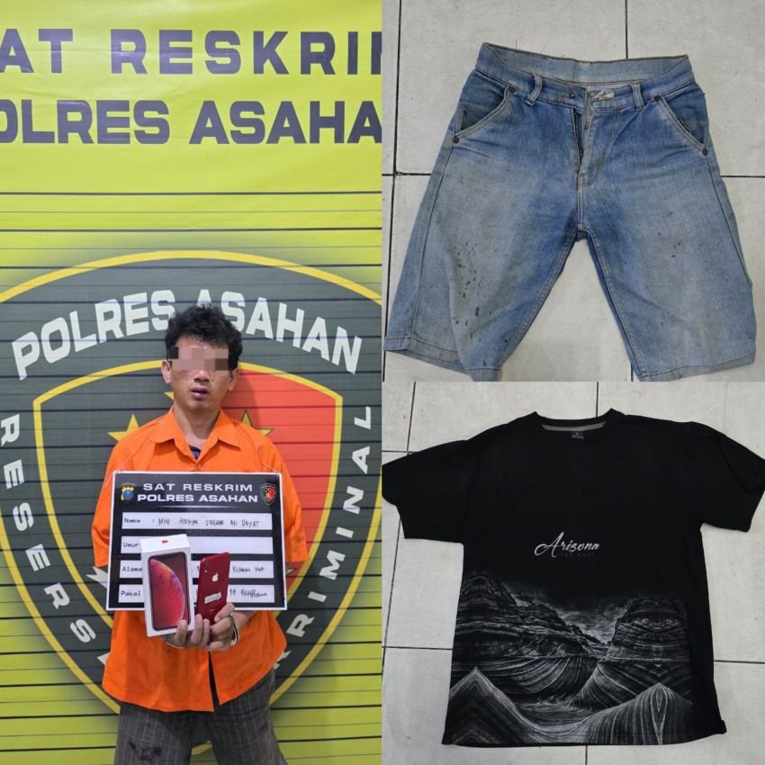 Unit Jatanras Polres Asahan Tangkap 'DS' Pelaku Pencurian Dengan Kekerasan Terhadap Eva Sapitri di Kisaran Barat