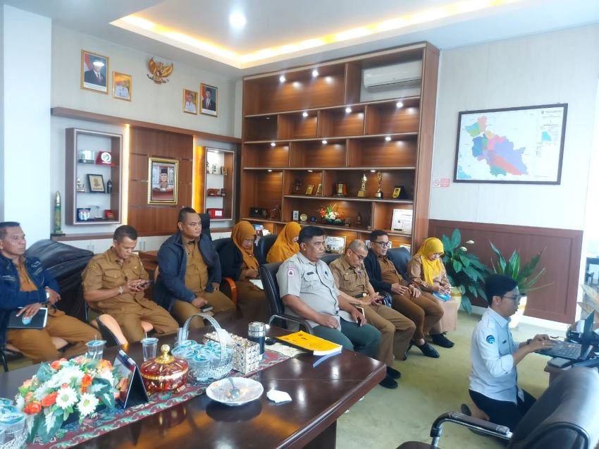 Pemkab Solok Gelar Rapat Virtual dengan BNPB Bahas Hibah Rehab-Rekon Pascabencana