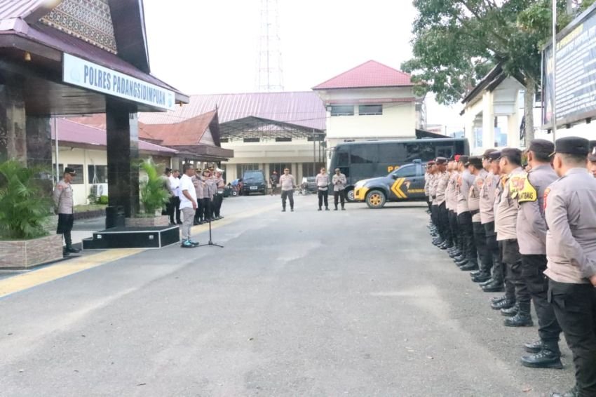 Jelang Perayaan Natal 2025, Polres Padangsidimpuan Kerahkan 93 Personel Amankan Gereja