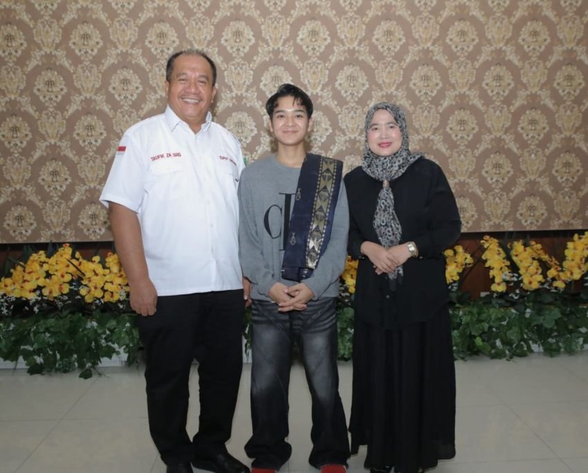 Bupati Asahan Sambut Kepulangan Arbil DA 7 Indosiar