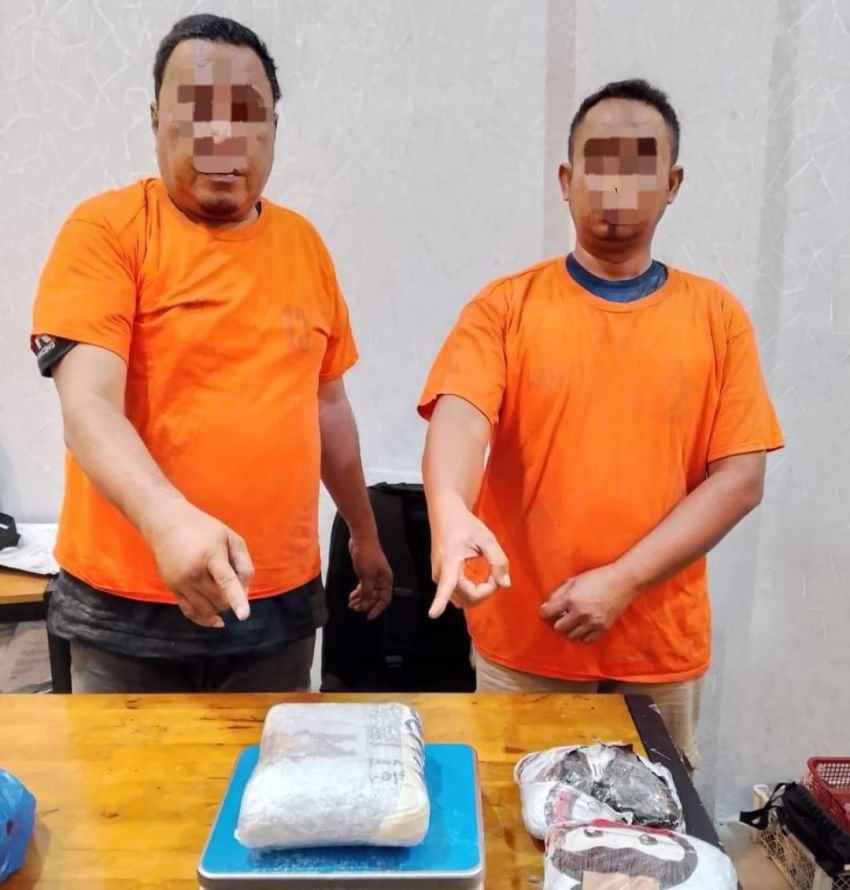 Polda Sumut Gagalkan Pengiriman 2,7 Kilogram Sabu ke Jakarta, Dua Kurir Ditangkap di Persawahan Deli Serdang