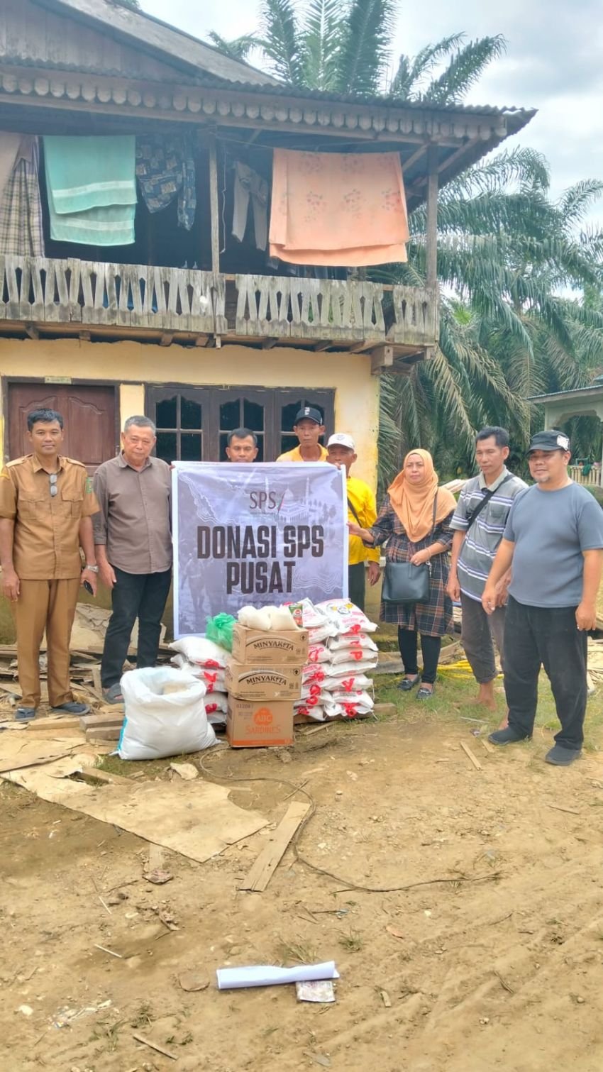 SPS Pusat dan Sumut Bantu Korban Longsor dan Banjir di Sei Lepan dan Brandan Barat