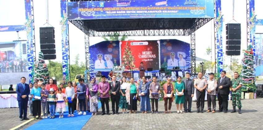 Pemkab Simalungun dan Masyarakat Gelar Perayaan Natal Oikumene Tahun 2025: Wujud Persatuan Antara Pemerintah dan masyarakat