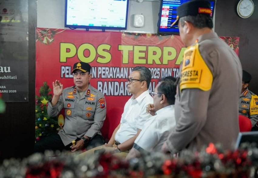 Kapolda Sumut Cek Pos Pengamanan Nataru di Bandara Kualanamu, Pastikan Keamanan dan Kenyamanan Penumpang