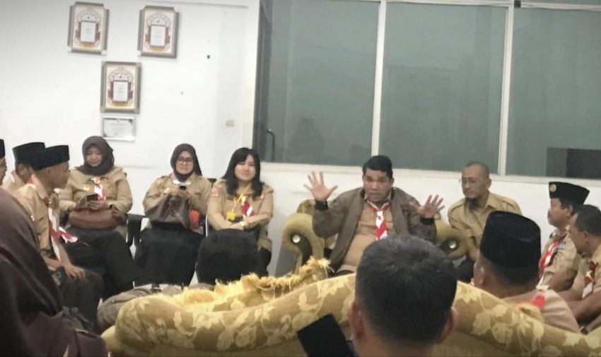 Pramuka Sumut Turunkan 5.000 -an Relawan, Bangun Posko di Kab/Kota Tangani Banjir dan Longsor