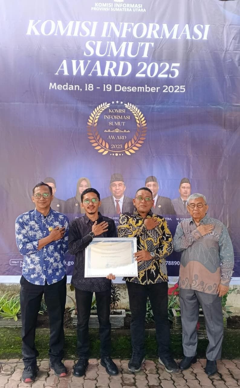 Dinilai Transparan dan Akuntabel, KPU Padangsidimpuan Kembali Raih Penghargaan Informatif