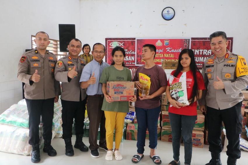 Polda Sumut Gelar Bakti Sosial Natal dan Tahun Baru 2025, Wujud Kepedulian untuk Sesama