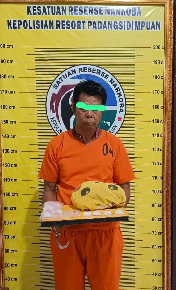 Simpan Sabu dalam Boneka, Warga Sihitang Dibekuk Satresnarkoba Polres Padangsidimpuan