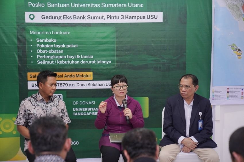 Kemendiktisaintek Apresiasi Posko USU Peduli, Siapkan Dukungan Pendanaan Hingga Rp50 Miliar