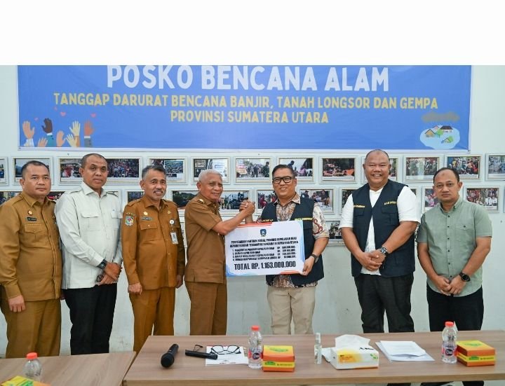 Terima Bantuan Rp1,153 Miliar dari Kepri,  Wagub Sumut : Bantuan ini Sangat Berarti