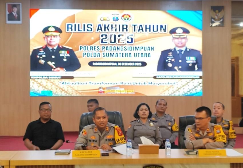 Melampaui Target! Polres Padangsidimpuan Ungkap 123 Kasus Narkoba Sepanjang 2025, Capaian Tembus 109 Persen