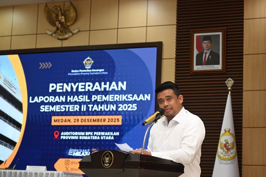 BPK Serahkan LHP Semester II 2025,  Bobby Nasution Harapkan Sinkronisasi Program dengan Kebutuhan Masyarakat